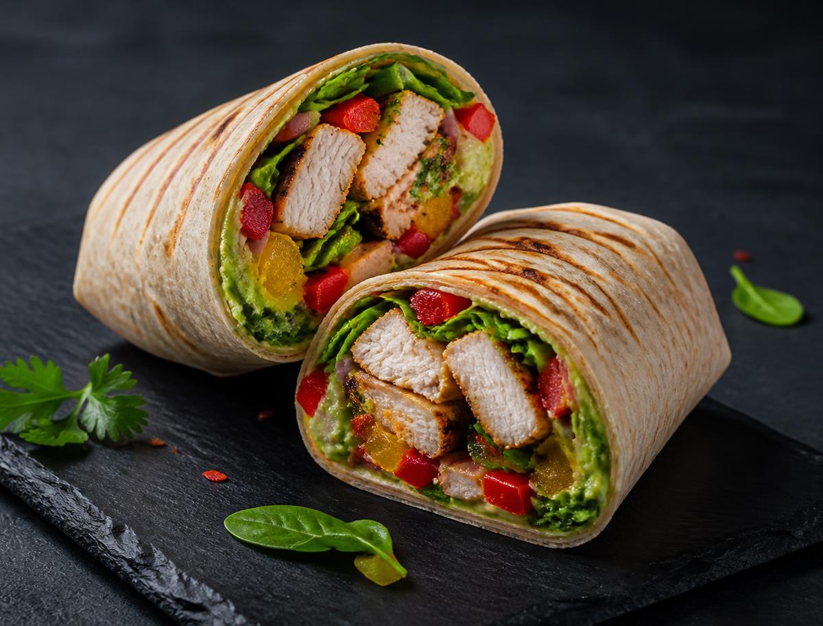 Protein Chicken Wrap